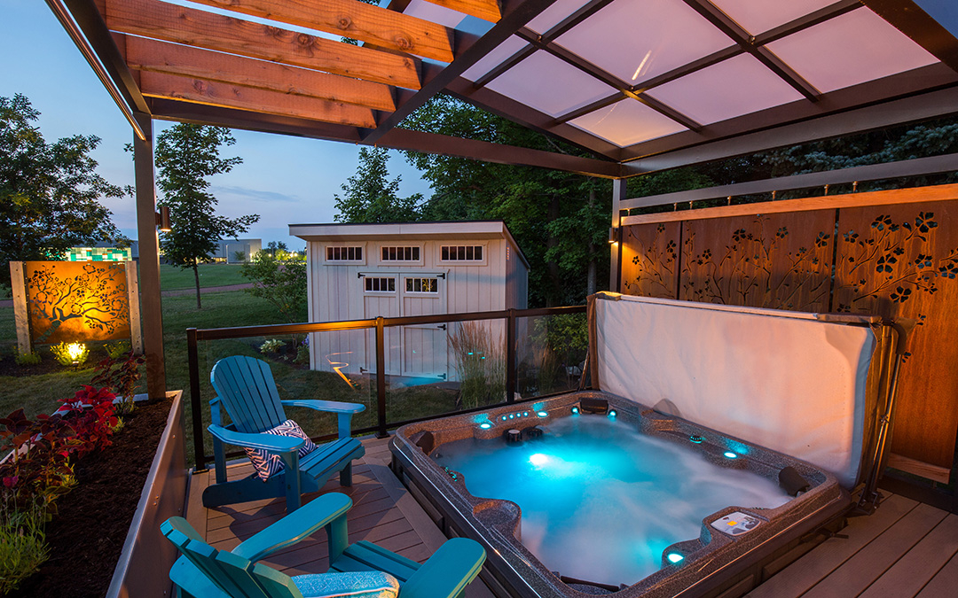 60425aaa86d0e88caa1544ee Hot tub built in deck